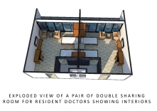 Residential Doctors Room Exploded View